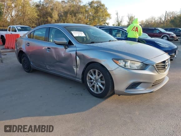 ✅ 2014 Mazda 6 i Sport • VIN: JM1GJ1U62E1145543 • Лот: 43568768. Опубликован ранее на IAAI с пробегом 187 249 миль. Бесплатный доступ к архиву аукционных продаж из США и подробный отчёт об истории автомобиля на DreamBid. Изображение 1.