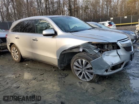 ✅ 2015 Acura MDX Technology • VIN: 5FRYD4H40FB032249 • Lot: 85499884. Listed on Copart with 148,302 mi. Free auction sales archive from the USA and detailed vehicle history report at DreamBid. Image 4.