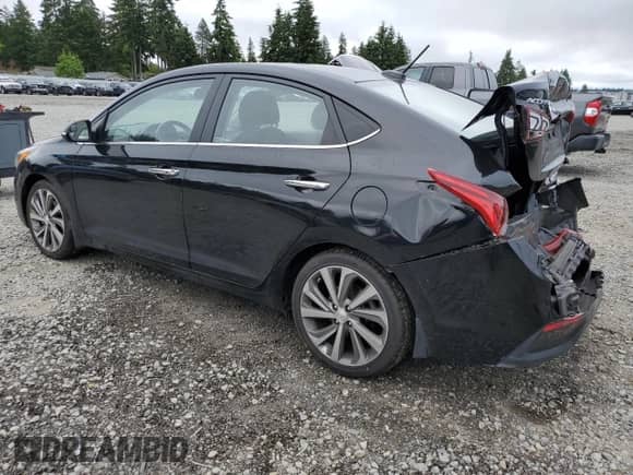 2020 Hyundai Accent Limited z VIN 3KPC34A66LE092838, wystawiony jako Copart lot #59707755 z przebiegiem 140 742 mil mil oraz Szkoda całkowita • Salvage title. Historia ofert i sprzedaży dostępna na DreamBid. Obrazek 2.