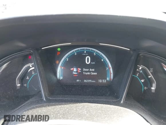 ✅ 2020 Honda Civic LX • VIN: 2HGFC2F67LH557272 • Lot: 43874387. Listed on IAAI with 62,399 mi. Free auction sales archive from the USA and detailed vehicle history report at DreamBid. Image 7.