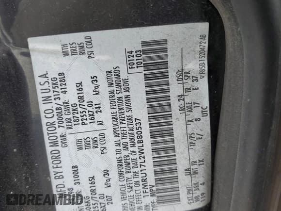 ✅ 1998 Ford Expedition XLT • VIN: 1FMRU17L2WLB80537 • Лот: 78256524. Опубликован ранее на Copart с пробегом 219 517 миль. Бесплатный доступ к архиву аукционных продаж из США и подробный отчёт об истории автомобиля на DreamBid. Изображение 15.