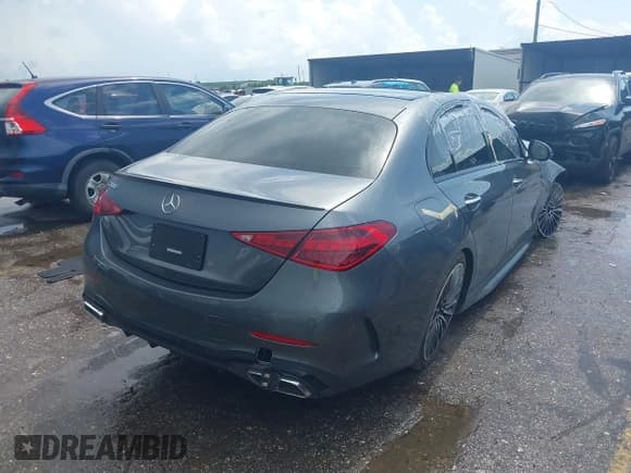 ✅ 2024 Mercedes-Benz C 300 • VIN: W1KAF4GB6RR233414 • Lot: 42497632. Listed on IAAI with Not provided. Free auction sales archive from the USA and detailed vehicle history report at DreamBid. Image 4.