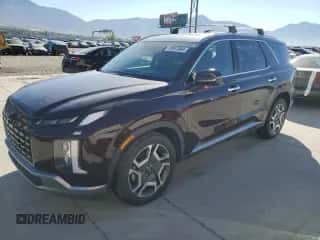 2023 Hyundai Palisade Limited с VIN KM8R5DGE6PU493733, выставлен на аукционе Copart как лот 72917984 с пробегом 13 553 миль миль и Списание • Salvage title. История ставок и продаж доступна на DreamBid. Изображение 1.