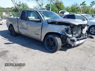 ✅ 2021 Ram 1500 Big Horn • VIN: 1C6RREBG3MN834462 • Lot: 43667076. Listed on IAAI with 10,417 mi. Free auction sales archive from the USA and detailed vehicle history report at DreamBid. Image 1.