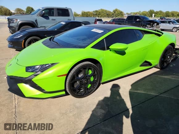✅ 2024 Lamborghini Huracan Tecnica • VIN: ZHWUB6ZF0RLA28716 • Lot: 86693005. Wystawiony na Copart z przebiegiem 3 197 mil. Bezpłatny archiwum sprzedaży aukcyjnych z USA i szczegółowy raport historii pojazdu na DreamBid. Zdjęcie 1.