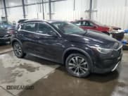 ✅ 2018 Infiniti QX30 Luxury • VIN: SJKCH5CR7JA060525 • Lot: 43402625. Listed on Copart with 87,664 mi. Free auction sales archive from the USA and detailed vehicle history report at DreamBid. Image 4.
