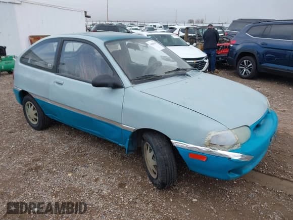 ✅ 1997 Ford Aspire • VIN: KNJLT05H5V6219198 • Lot: 41806419. Listed on IAAI with 158,535 mi. Free auction sales archive from the USA and detailed vehicle history report at DreamBid. Image 1.