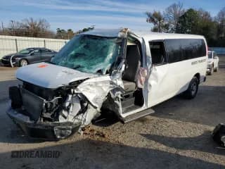 ✅ 2023 Chevrolet Express Passenger LS • VIN: 1GAZGNFP3P1203207 • Lot: 88967425. Listed on Copart with Not provided. Free auction sales archive from the USA and detailed vehicle history report at DreamBid. Image 1.