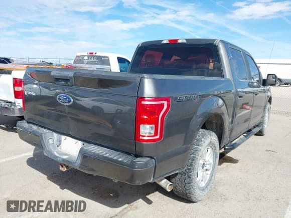 ✅ 2017 Ford F-150 XL • VIN: 1FTEW1EF7HKD58316 • Lot: 43503180. Listed on IAAI with 103,108 mi. Free auction sales archive from the USA and detailed vehicle history report at DreamBid. Image 4.