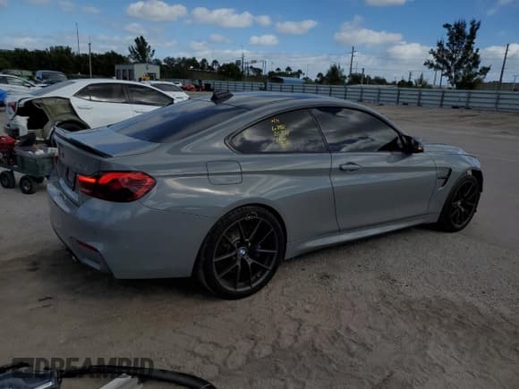 ✅ 2019 BMW M4 CS • VIN: WBS3S7C56KAC09792 • Lot: 76513383. Listed on Copart with 55,538 mi. Free auction sales archive from the USA and detailed vehicle history report at DreamBid. Image 3.