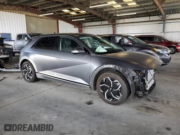 2022 Hyundai Ioniq 5 Limited with VIN KM8KR4AE0NU068942, listed as a Copart auction lot 83960345 with 28,343 mi miles and Salvage title. Bid and sale history available at DreamBid. Image 4.