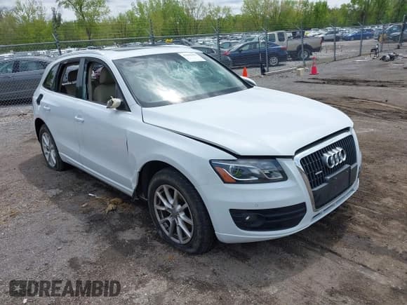 ✅ 2012 Audi Q5 Premium Plus • VIN: WA1LFAFP9CA047137 • Lot: 42182350. Listed on IAAI with 153,157 mi. Free auction sales archive from the USA and detailed vehicle history report at DreamBid. Image 1.
