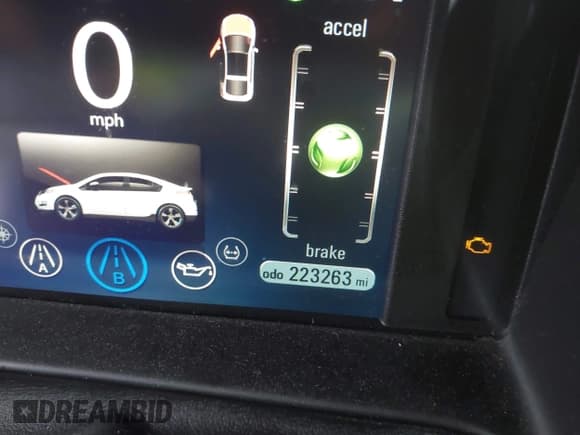 ✅ 2012 Chevrolet Volt • VIN: 1G1RH6E44CU122073 • Lot: 43439580. Listed on IAAI with 223,263 mi. Free auction sales archive from the USA and detailed vehicle history report at DreamBid. Image 13.