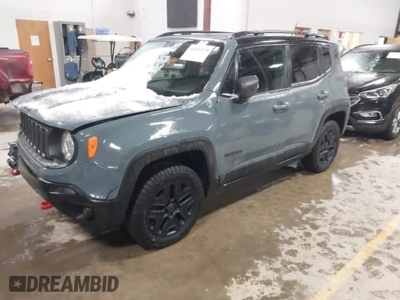 ✅ 2017 Jeep Renegade Trailhawk • VIN: ZACCJBCB4HPE86966 • Lot: 41502978. Listed on IAAI with 144,723 mi. Free auction sales archive from the USA and detailed vehicle history report at DreamBid. Image 2.