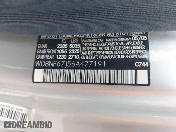✅ 2006 Mercedes-Benz S 350 • VIN: WDBNF67J56A477191 • Lot: 42496563. Wystawiony na IAAI z przebiegiem 193 897 mil. Bezpłatny archiwum sprzedaży aukcyjnych z USA i szczegółowy raport historii pojazdu na DreamBid. Zdjęcie 9.
