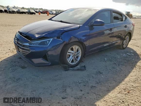 2020 Hyundai Elantra SEL with VIN 5NPD84LF0LH540358, listed as a Copart auction lot 82253045 with 79,669 mi miles and Salvage title. Bid and sale history available at DreamBid. Image 1.