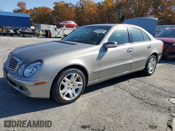 ✅ 2003 Mercedes-Benz E 500 • VIN: WDBUF70J33A308908 • Lot: 91494925. Listed on Copart with 204,804 mi. Free auction sales archive from the USA and detailed vehicle history report at DreamBid. Image 1.