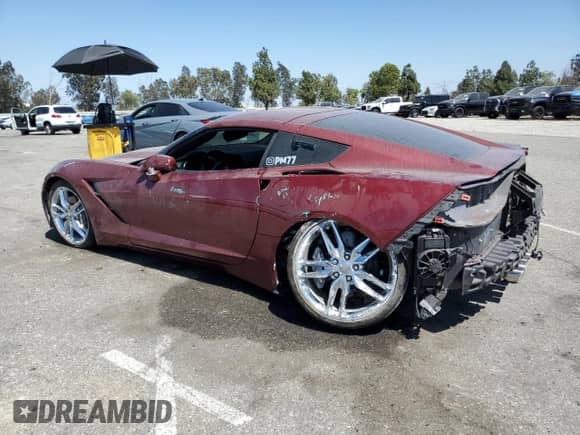 2018 Chevrolet Corvette 2LT с VIN 1G1YD2D76J5102295, выставлен на аукционе Copart как лот 65895715 с пробегом 61 140 миль миль и Списание • Salvage title. История ставок и продаж доступна на DreamBid. Изображение 2.