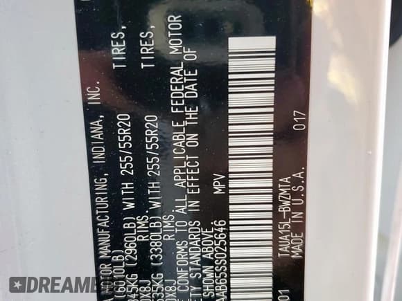 ✅ 2025 Lexus TX 350 Premium • VIN: 5TDAAAB65SS025646 • Lot: 84398445. Wystawiony na Copart z przebiegiem 7 450 mil. Bezpłatny archiwum sprzedaży aukcyjnych z USA i szczegółowy raport historii pojazdu na DreamBid. Zdjęcie 14.