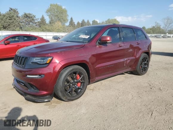 ✅ 2016 Jeep Grand Cherokee SRT • VIN: 1C4RJFDJ7GC503740 • Лот: 82157295. Опубликован ранее на Copart с пробегом 61 010 миль. Бесплатный доступ к архиву аукционных продаж из США и подробный отчёт об истории автомобиля на DreamBid. Изображение 1.