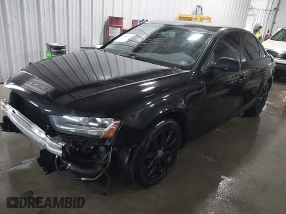 ✅ 2013 Audi A4 Premium • VIN: WAUBFAFL3DN031361 • Lot: 41531434. Listed on IAAI with 102,064 mi. Free auction sales archive from the USA and detailed vehicle history report at DreamBid. Image 2.
