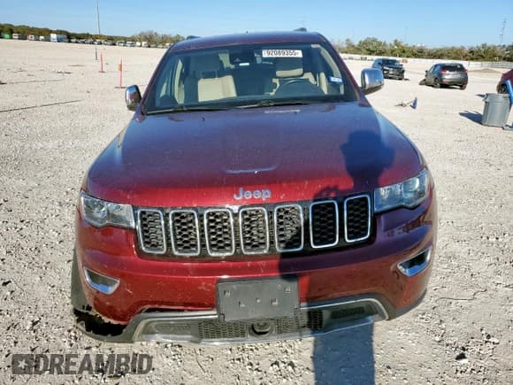 ✅ 2019 Jeep Grand Cherokee Limited • VIN: 1C4RJEBG4KC598235 • Lot: 92089355. Wystawiony na Copart z przebiegiem 106 144 mil. Bezpłatny archiwum sprzedaży aukcyjnych z USA i szczegółowy raport historii pojazdu na DreamBid. Zdjęcie 5.