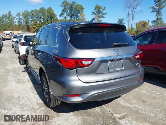 ✅ 2019 Infiniti QX60 Luxe • VIN: 5N1DL0MN2KC554751 • Lot: 43573997. Wystawiony na IAAI z przebiegiem 105 340 mil. Bezpłatny archiwum sprzedaży aukcyjnych z USA i szczegółowy raport historii pojazdu na DreamBid. Zdjęcie 3.