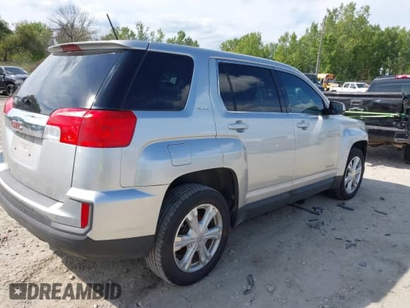 ✅ 2017 GMC Terrain SLE • VIN: 2GKALMEK0H6136987 • Lot: 43078516. Listed on IAAI with 182,379 mi. Free auction sales archive from the USA and detailed vehicle history report at DreamBid. Image 4.