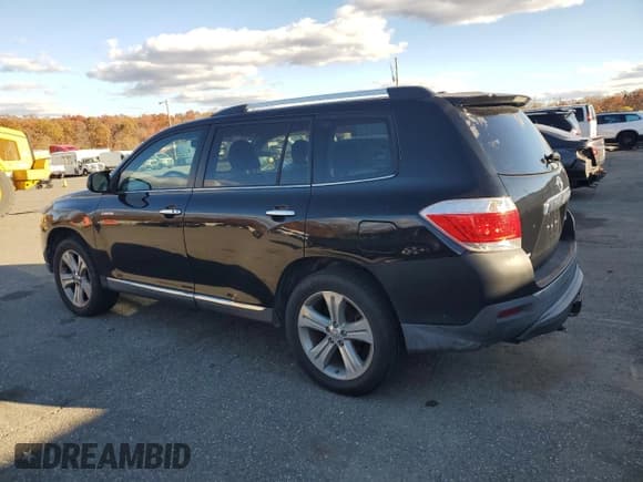 ✅ 2012 Toyota Highlander Limited • VIN: 5TDDK3EH7CS134436 • Lot: 91999215. Listed on Copart with 95,745 mi. Free auction sales archive from the USA and detailed vehicle history report at DreamBid. Image 2.
