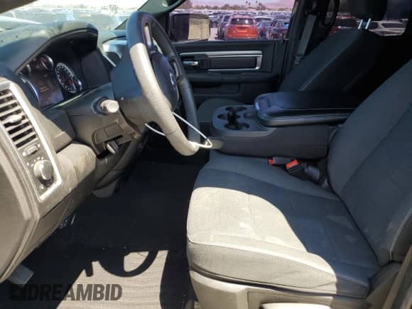 2021 Ram 1500 Warlock z VIN 1C6RR6GT8MS534560, wystawiony jako Copart lot #56605875 z przebiegiem 57 693 mil mil oraz Szkoda całkowita • Salvage title. Historia ofert i sprzedaży dostępna na DreamBid. Obrazek 7.