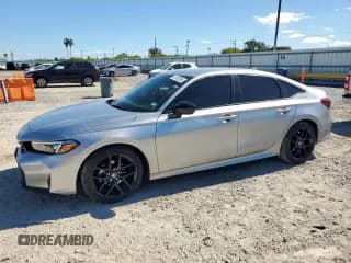 ✅ 2025 Honda Civic Sport • VIN: 2HGFE2F56SH589954 • Lot: 91662585. Listed on Copart with 7,185 mi. Free auction sales archive from the USA and detailed vehicle history report at DreamBid. Image 1.