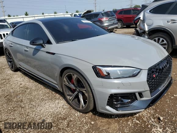✅ 2019 Audi RS 5 Sportback • VIN: WUABWCF58KA903329 • Lot: 68944045. Listed on Copart with 55,347 mi. Free auction sales archive from the USA and detailed vehicle history report at DreamBid. Image 4.