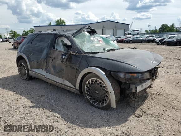 2023 Hyundai Ioniq 5 Limited z VIN KM8KRDAF3PU154872, wystawiony jako Copart lot #57028054 z przebiegiem Nie podano mil oraz Nie do naprawy • Non repairable. Historia ofert i sprzedaży dostępna na DreamBid. Obrazek 4.