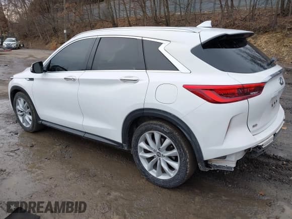 ✅ 2019 Infiniti QX50 Luxe • VIN: 3PCAJ5M3XKF122632 • Lot: 41649378. Listed on IAAI with 80,156 mi. Free auction sales archive from the USA and detailed vehicle history report at DreamBid. Image 3.