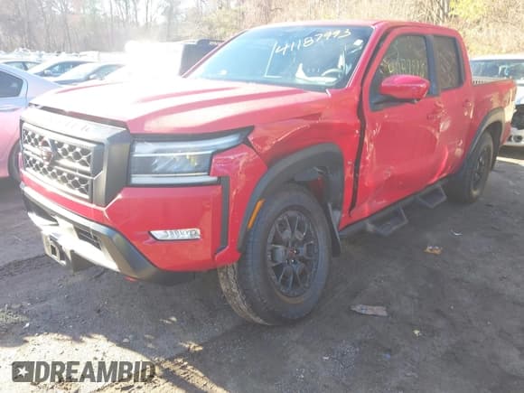 ✅ 2024 Nissan Frontier SV • VIN: 1N6ED1EK6RN609634 • Lot: 41187993. Listed on IAAI with 21,034 mi. Free auction sales archive from the USA and detailed vehicle history report at DreamBid. Image 2.