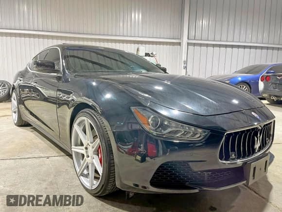 ✅ 2014 Maserati Ghibli S Q4 • VIN: ZAM57RTA9E1112724 • Lot: 62614795. Wystawiony na Copart z przebiegiem 45 525 mil. Bezpłatny archiwum sprzedaży aukcyjnych z USA i szczegółowy raport historii pojazdu na DreamBid. Zdjęcie 1.
