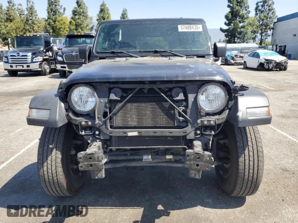 ✅ 2021 Jeep Wrangler Sport • VIN: 1C4HJXAGXMW541550 • Lot: 57488435. Wystawiony na Copart z przebiegiem 80 580 mil. Bezpłatny archiwum sprzedaży aukcyjnych z USA i szczegółowy raport historii pojazdu na DreamBid. Zdjęcie 5.