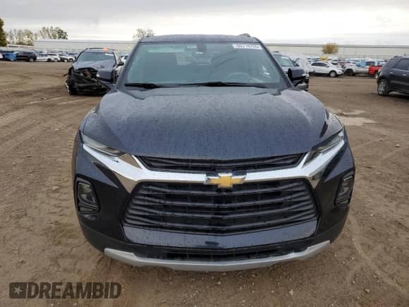 2020 Chevrolet Blazer LT with VIN 3GNKBCRS7LS703351, listed as a Copart auction lot 86716705 with 34,422 mi miles and Salvage title. Bid and sale history available at DreamBid. Image 5.