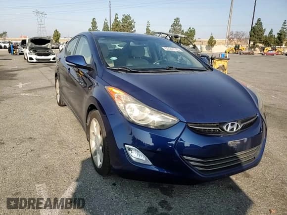 ✅ 2013 Hyundai Elantra Limited • VIN: KMHDH4AE4DU707060 • Lot: 65143745. Listed on Copart with 96,025 mi. Free auction sales archive from the USA and detailed vehicle history report at DreamBid. Image 13.