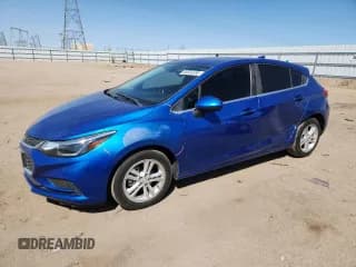 ✅ 2018 Chevrolet Cruze LT • VIN: 3G1BE6SM3JS615853 • Lot: 80644385. Listed on Copart with 20,848 mi. Free auction sales archive from the USA and detailed vehicle history report at DreamBid. Image 1.