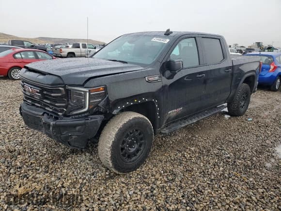 ✅ 2024 GMC Sierra 1500 AT4X • VIN: 3GTUUFEL7RG156119 • Лот: 41446385. Опубликован ранее на Copart с пробегом 12 844 миль. Бесплатный доступ к архиву аукционных продаж из США и подробный отчёт об истории автомобиля на DreamBid. Изображение 1.