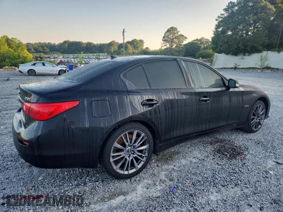 ✅ 2017 Infiniti Q50 Red Sport 400 • VIN: JN1FV7AR2HM870261 • Lot: 61746825. Listed on Copart with 118,222 mi. Free auction sales archive from the USA and detailed vehicle history report at DreamBid. Image 3.