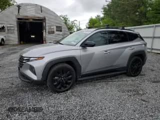 2024 Hyundai Tucson XRT z VIN KM8JFCDE6RU277747, wystawiony jako Copart lot #61060155 z przebiegiem 22 663 mil mil oraz Szkoda całkowita • Salvage title. Historia ofert i sprzedaży dostępna na DreamBid. Obrazek 1.