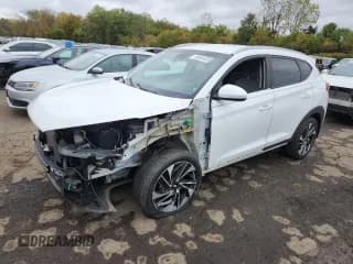 ✅ 2019 Hyundai Tucson Ultimate • VIN: KM8J3CAL9KU868978 • Лот: 85504455. Опубликован ранее на Copart с пробегом 85 284 миль. Бесплатный доступ к архиву аукционных продаж из США и подробный отчёт об истории автомобиля на DreamBid. Изображение 1.