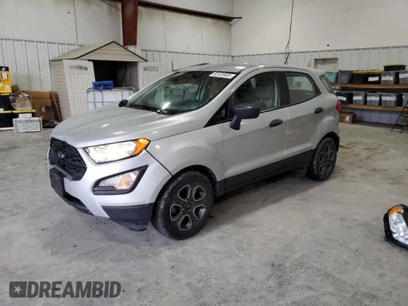 ✅ 2018 Ford EcoSport S • VIN: MAJ3P1RE5JC201895 • Lot: 92455905. Listed on Copart with 62,399 mi. Free auction sales archive from the USA and detailed vehicle history report at DreamBid. Image 1.