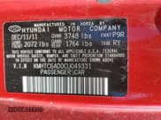 ✅ 2012 Hyundai Veloster w/Black Int • VIN: KMHTC6AD0CU049331 • Lot: 43830105. Wystawiony na Copart z przebiegiem 159 405 mil. Bezpłatny archiwum sprzedaży aukcyjnych z USA i szczegółowy raport historii pojazdu na DreamBid. Zdjęcie 12.