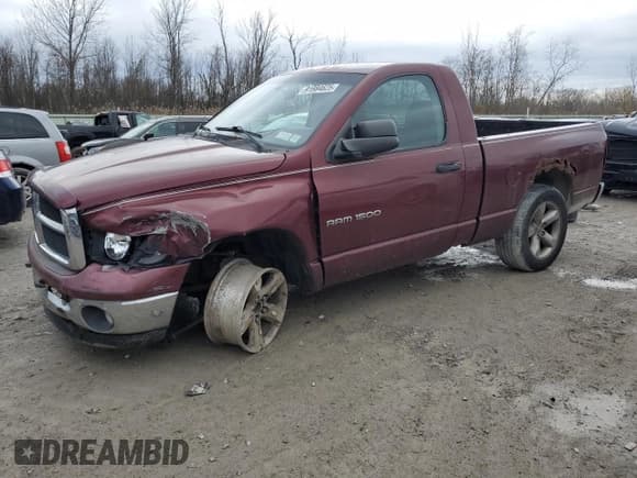 ✅ 2003 Dodge 1500 ST • VIN: 1D7HA16D03J588003 • Лот: 91984625. Опубликован ранее на Copart с пробегом 234 741 миль. Бесплатный доступ к архиву аукционных продаж из США и подробный отчёт об истории автомобиля на DreamBid. Изображение 1.