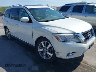 ✅ 2015 Nissan Pathfinder SL • VIN: 5N1AR2MM4FC707351 • Lot: 42334235. Listed on IAAI with 124,017 mi. Free auction sales archive from the USA and detailed vehicle history report at DreamBid. Image 1.