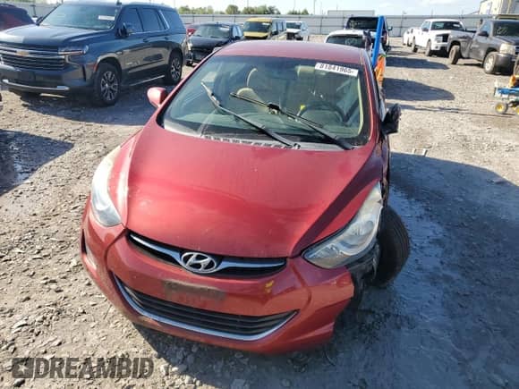 2013 Hyundai Elantra GLS с VIN 5NPDH4AE2DH341534, выставлен на аукционе Copart как лот 81841965 с пробегом Не указан миль и Списание • Salvage title. История ставок и продаж доступна на DreamBid. Изображение 5.