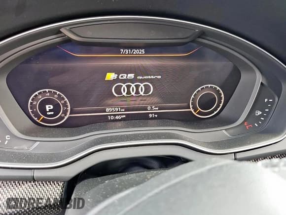 ✅ 2019 Audi SQ5 Prestige • VIN: WA1C4AFY9K2081540 • Лот: 80289785. Опубликован ранее на Copart с пробегом 89 591 миль. Бесплатный доступ к архиву аукционных продаж из США и подробный отчёт об истории автомобиля на DreamBid. Изображение 8.